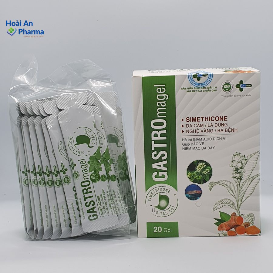 GASTROMAGEL - Hỗ trợ giảm đau dạ dày, viêm loét dạ dày, trào ngược dạ dày