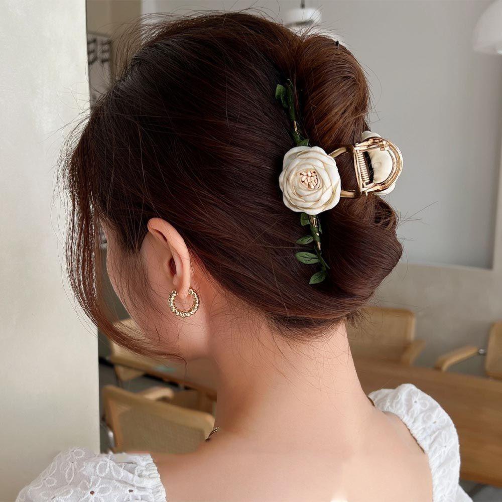 Kẹp Tóc Hình Hoa / Cá Mập / Cá Mập Thiết Kế Tinh Tế Thời Trang Cho Nữ