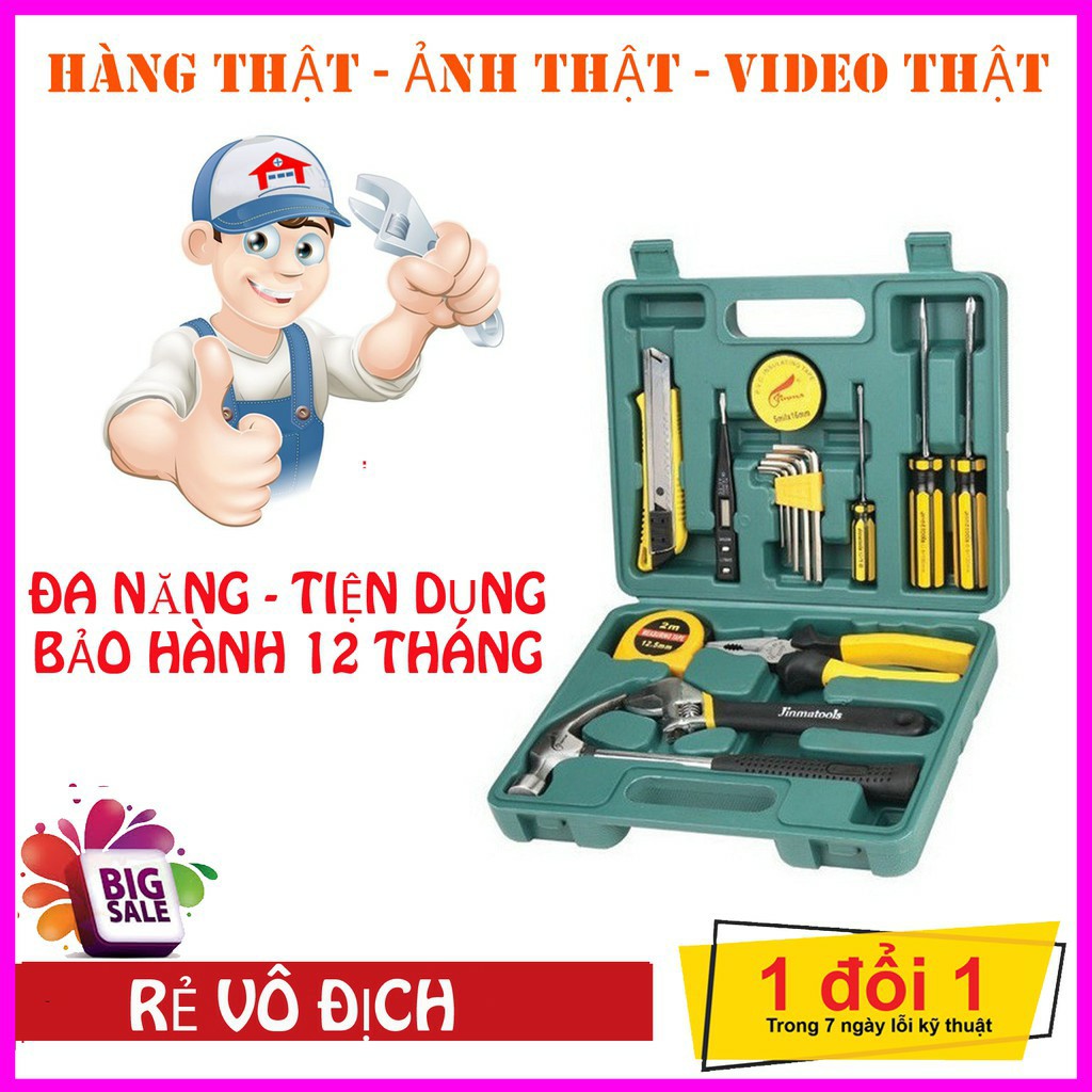 FREESHIP - Bộ dụng cụ sửa chữa đa năng gia đình 12 món tiện ích HOT