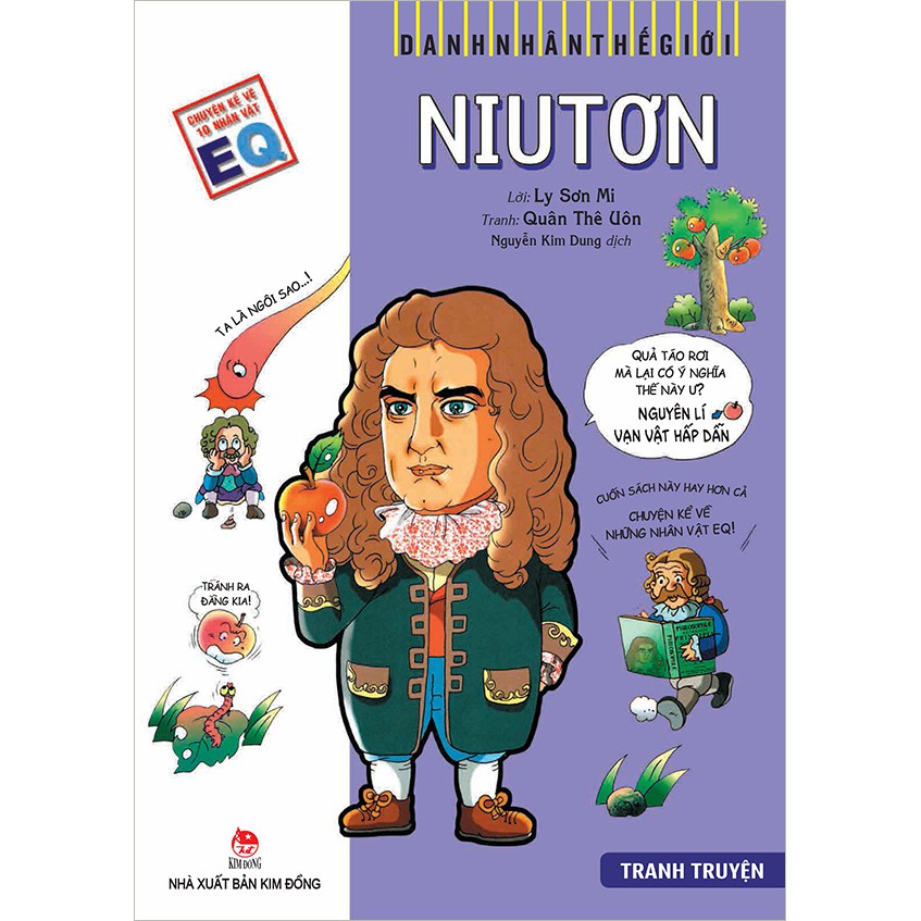 Truyện tranh Danh nhân thế giới: Niutơn - Isaac Newton - NXB Kim Đồng