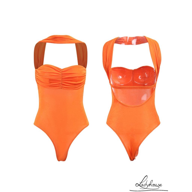 Ld- Bộ Áo Liền Quần Không Tay Màu Trơn Thời Trang Mùa Hè Dành Cho Nữ Size S/M/L | BigBuy360 - bigbuy360.vn