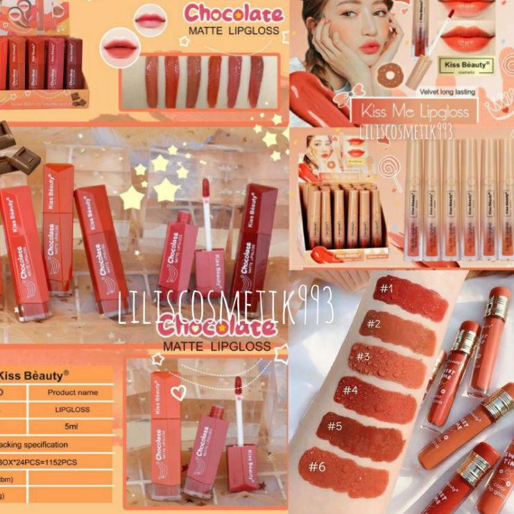 (Hàng Mới Về) Set 6 Son Kem Lì Kiss Mee / Sweet Time Kiss Beauty | BigBuy360 - bigbuy360.vn