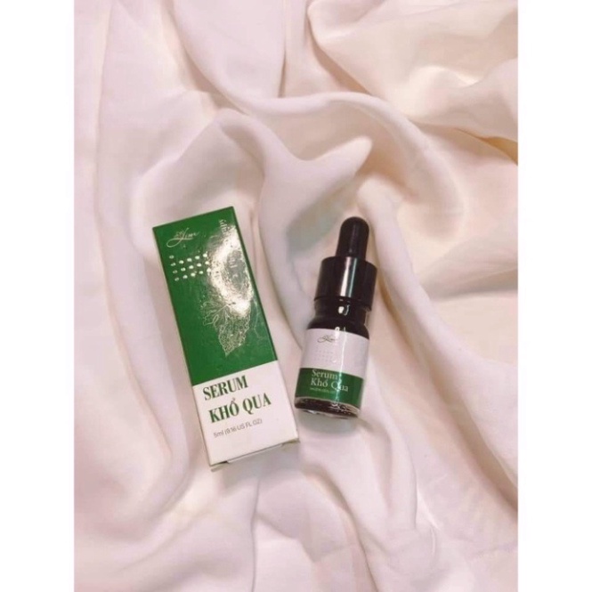 serum khổ qua, bột khổ qua mướp đắng Lim giảm mụn mờ thâm nám hiệu quả