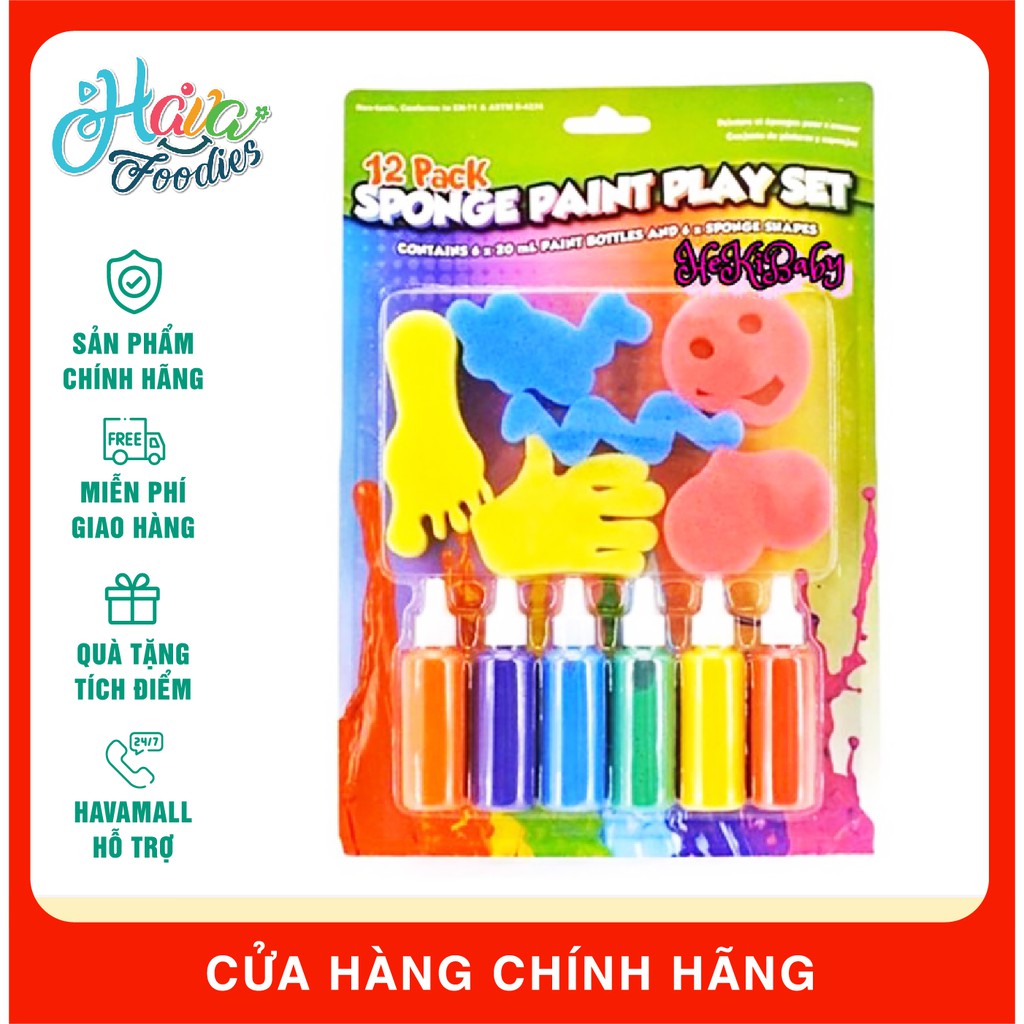 Bộ Sơn & Bọt Biển 6 Cái Uncle Bills