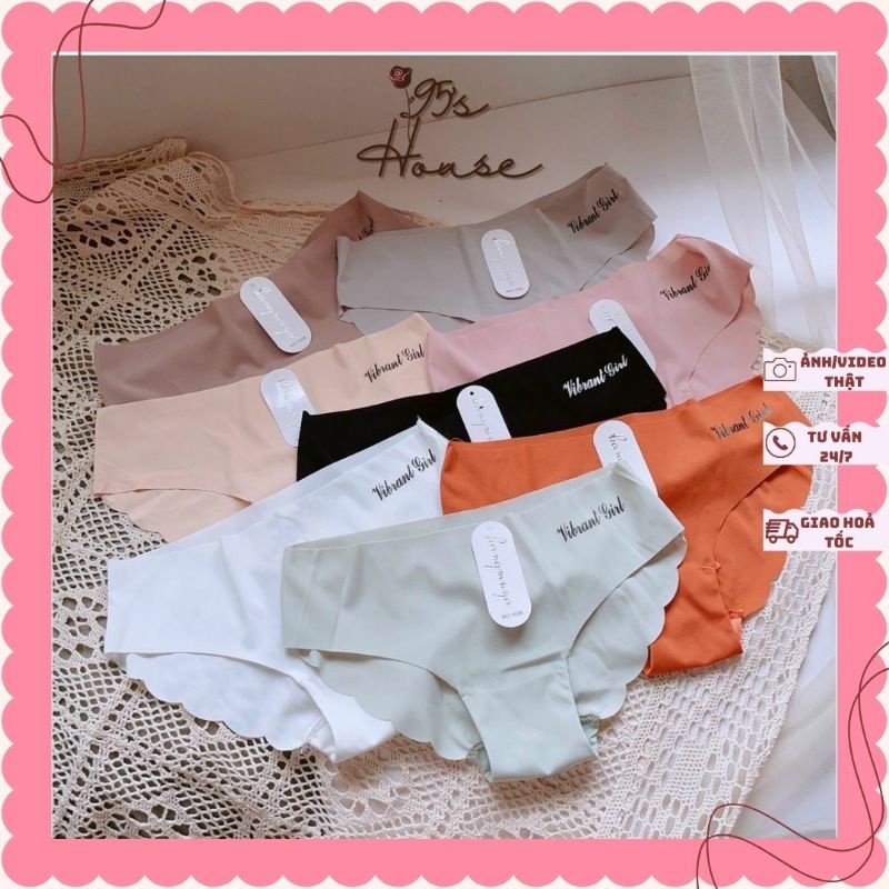 Quần lót nữ su đúc không viền, quần sịp nữ lót may QS1028 [95's House]
