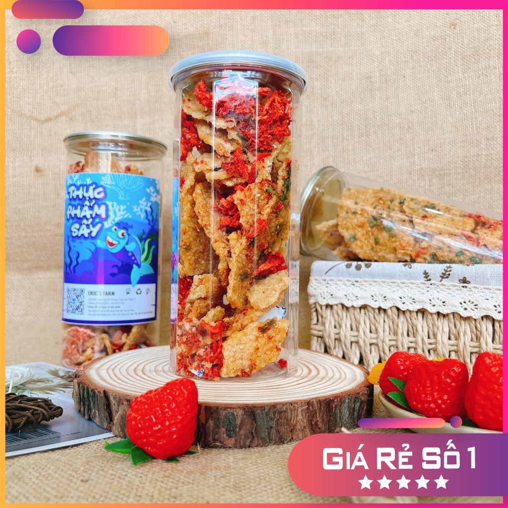 Cơm cháy khô bò Eric's Farm 300g, thơm giòn, thấm vị, ăn vặt Sài Gòn siêu ngon, giá rẻ