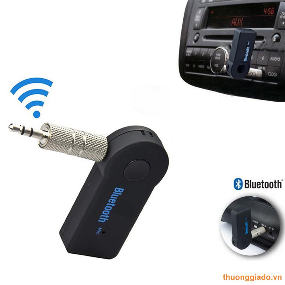 [ Siêu rẻ ] USB tạo Bluetooth cho dàn âm thanh xe hơi amply loa Car Bluetooth (Đen)