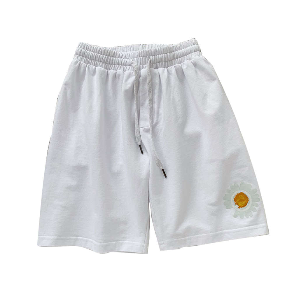 Quần Short Ống Rộng Họa Tiết Hoa Cúc Dễ Thương Dành Cho Nữ Jp5