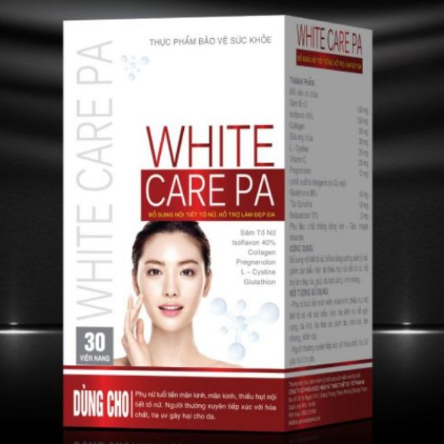 Viên uống dưỡng da White Care PA, viên uống giúp hỗ trợ điều trị nám da