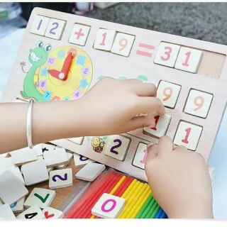 Hộp 100 số kèm que tính