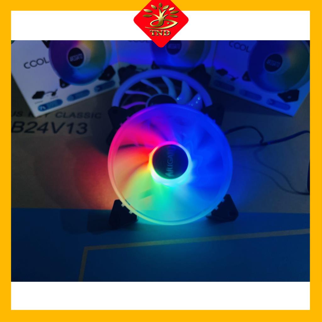 Quạt tản nhiệt Fan led RGB case 12cm Arigato 101B