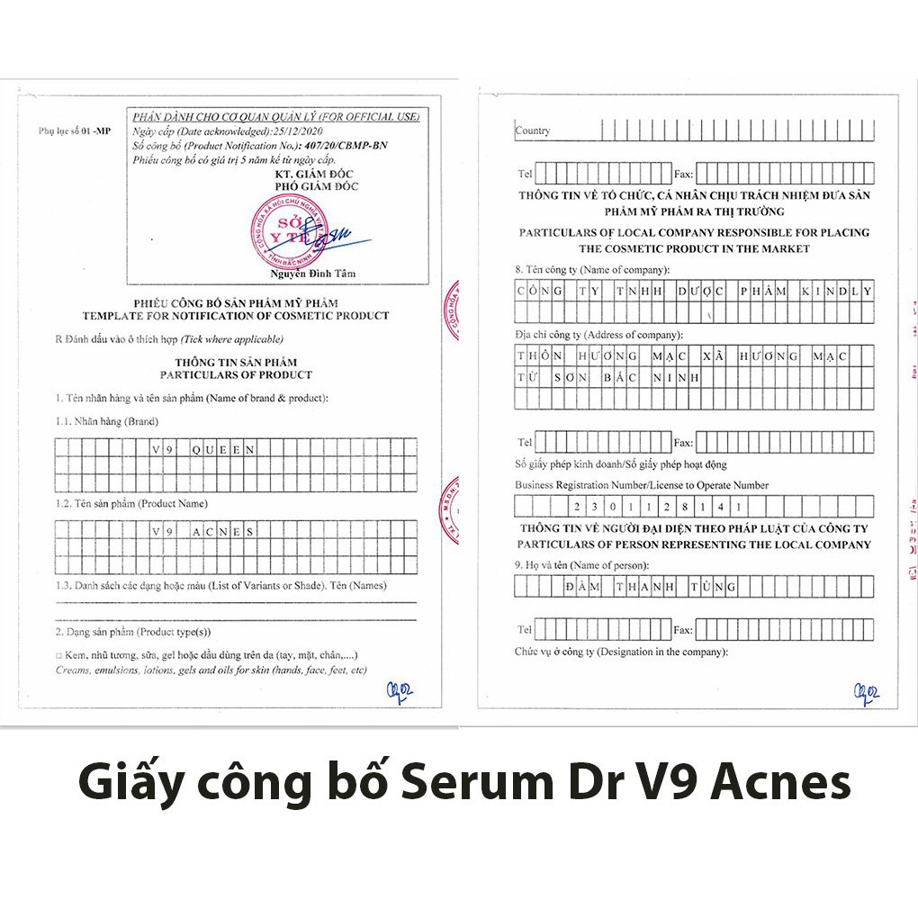 COMBO Xóa Mụn, Mờ Thâm Nám, Dưỡng Trắng Da - V9Queen Mỹ Phẩm Bà Bầu