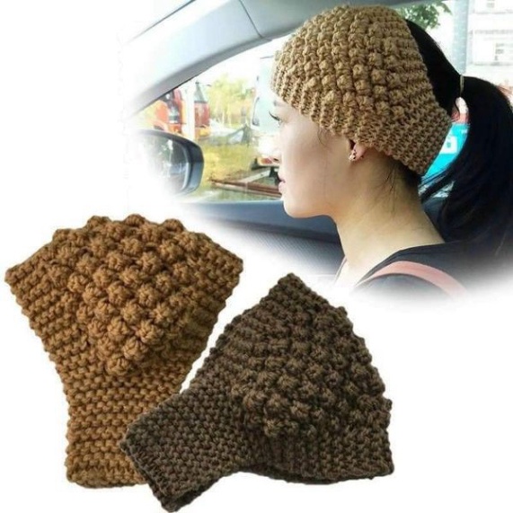 Mũ Len Nửa ĐầuFREESHIPBăng Đô Turban Len Cho Mùa Đông Ấm Áp Lắm Nha