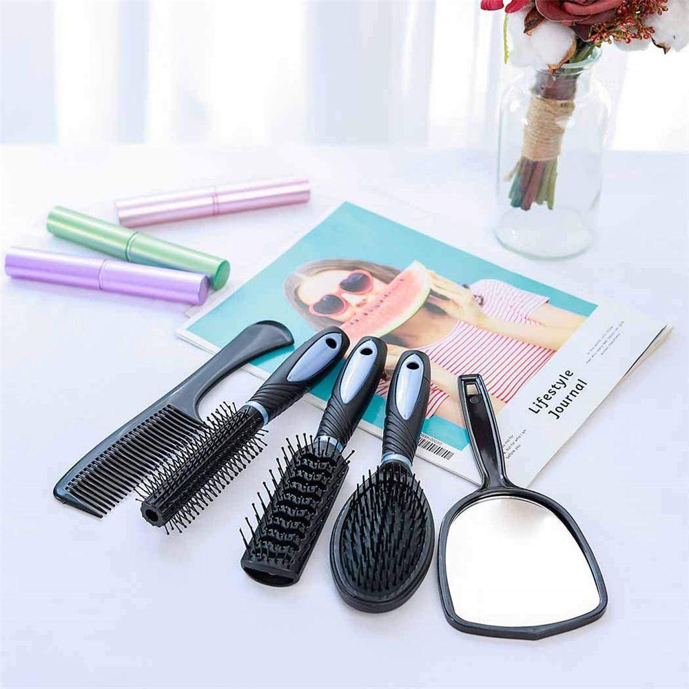 Bộ 5 Lược Chải Tóc Mát Xa Da Đầu Chuyên Nghiệp