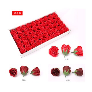 Sỉ hộp 50 bông hoa hồng sáp 3 lớp