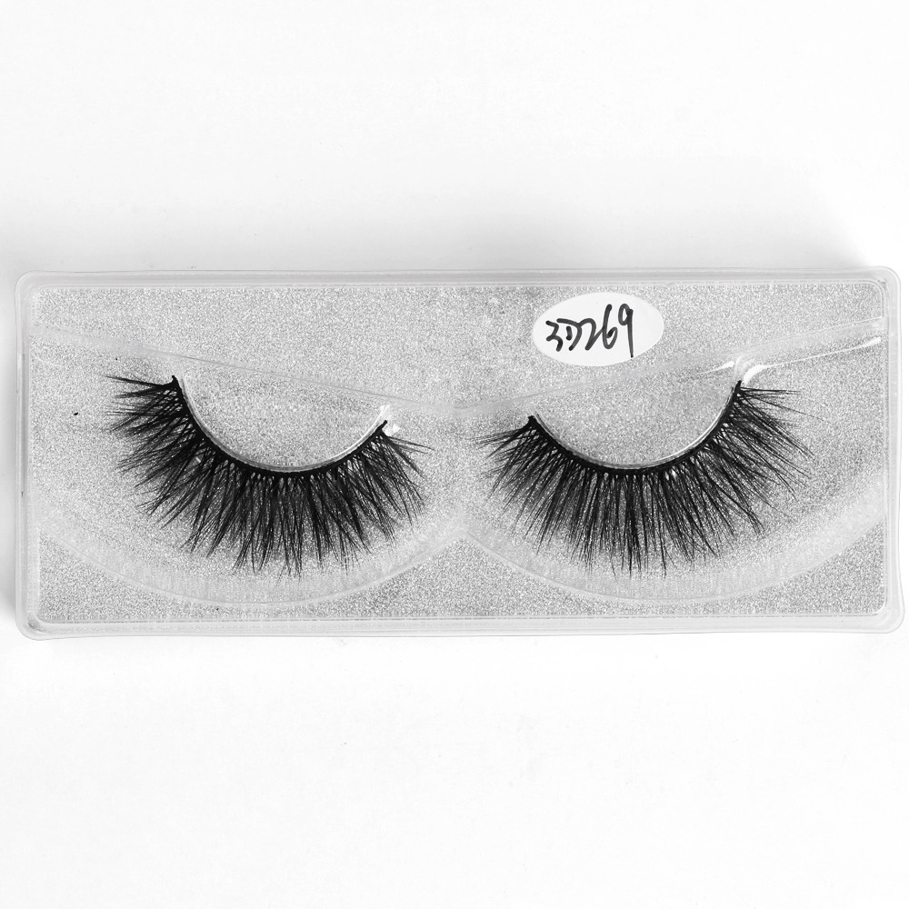 Bộ 1 Cặp 3D Lông Mi Giả Chữ thập dày Fake Lashes Extension kiểu dáng lông mi mềm sợi tơi, có độ cong sẵn/MAGEFY