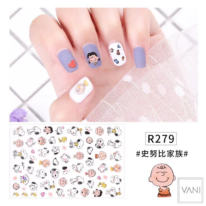 STICKER NAIL DÁN MÓNG TAY HÌNH ANH HÙNG IRON MAN AVENGERS DỄ THƯƠNG (BẢNG 2) - VANI STORE [KIRA0038]