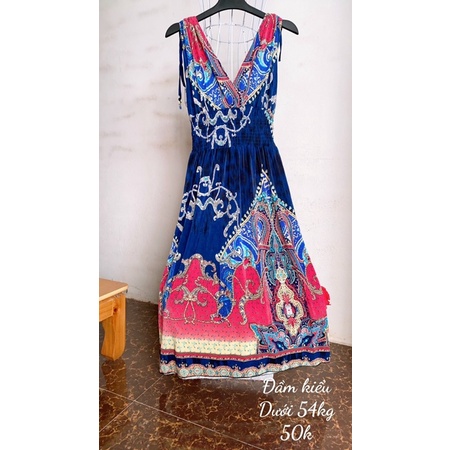 Đầm hai dây- sát nách kiểu