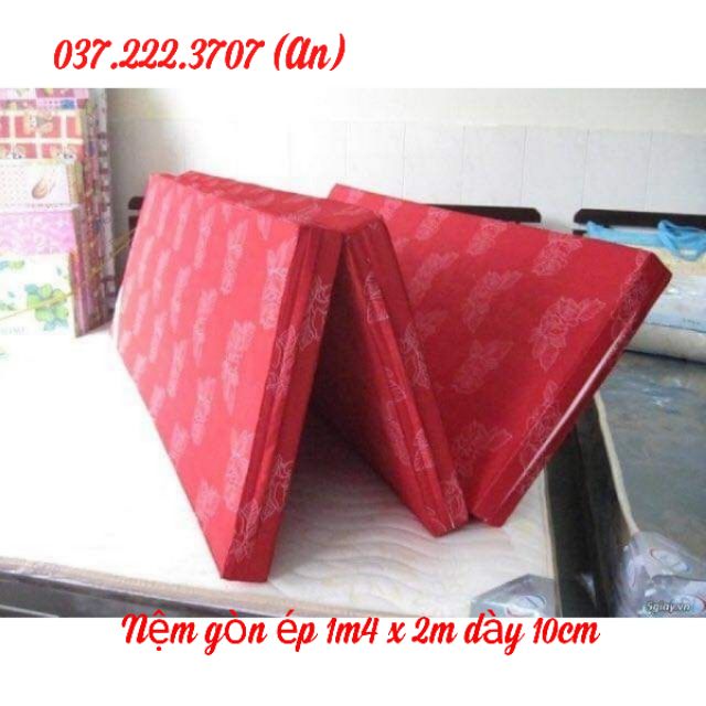 Nệm gòn ép hàn quốc (1m4 x 2m) dày 10cm