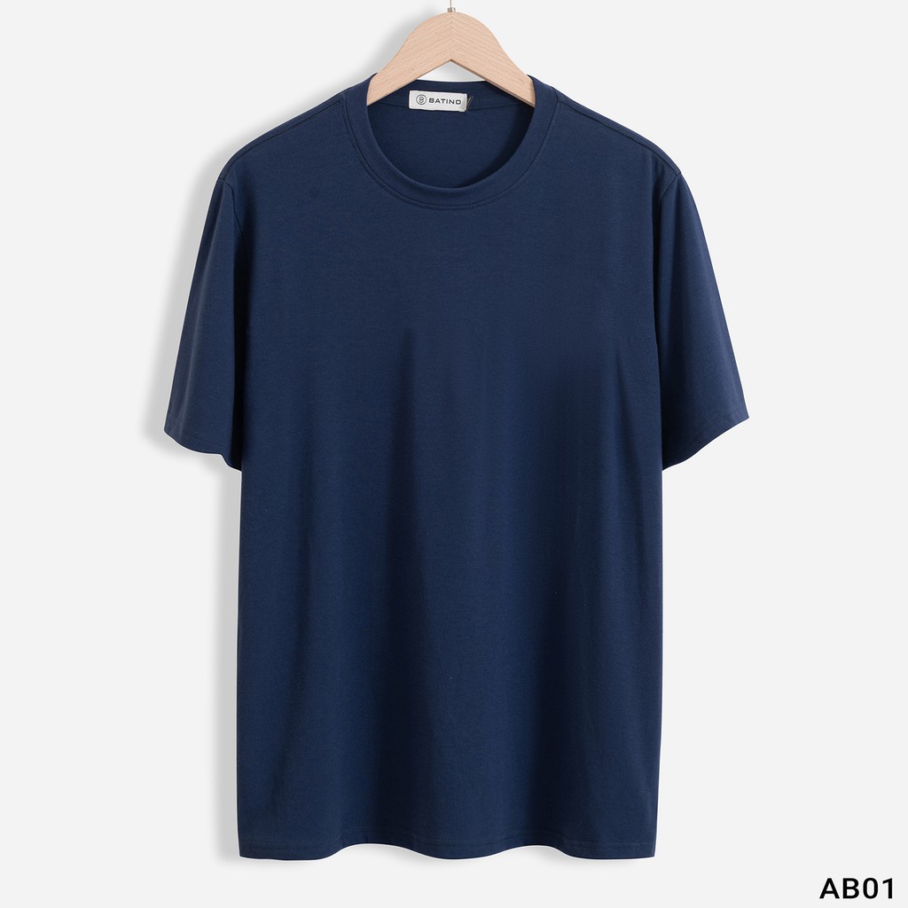 [Mã FAMALLT5 giảm 15% đơn 150K] Áo Thun Nam Tay Ngắn Cổ Tròn Trơn 100% Cotton Phong Cách BATINO