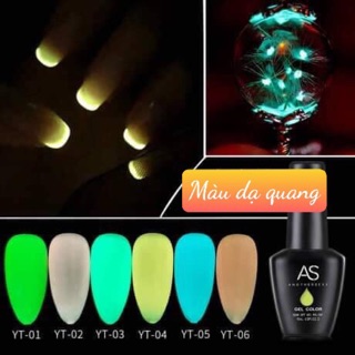 Sơn Gel AS màu dạ quang - hàng loại 1
