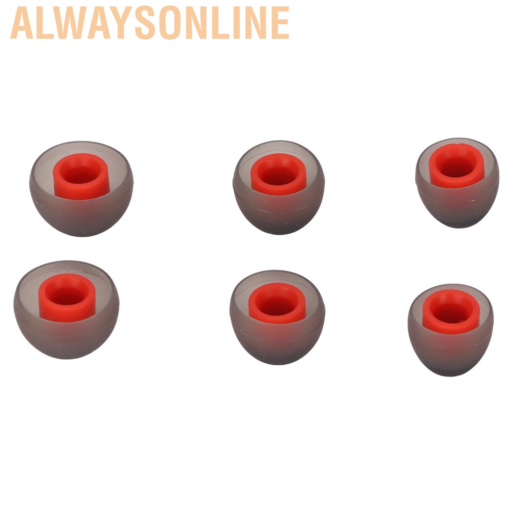 Alwaysonline 6pcs Silicone Eartips Noise Reduction Earplugs For / X4 X3 X2 X B