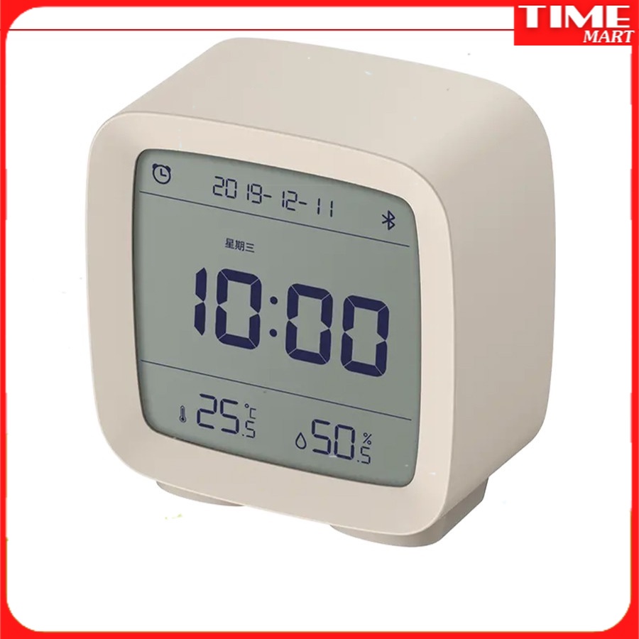Đồng Hồ báo thức Xiaomi Qingping - Hiển Thị nhiệt độ độ ẩm - Bluetooth 5.0 - Màn LCD  [TIME_MART siêu thị tiện ích]
