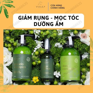 [NGĂN RỤNG- MỌC TÓC]  ComBo Bộ Dầu Gội và Kem Xả Bưởi và Tinh dầu bưởi Vi Jully Cao Cấp Giảm Rụng Mọc Tóc