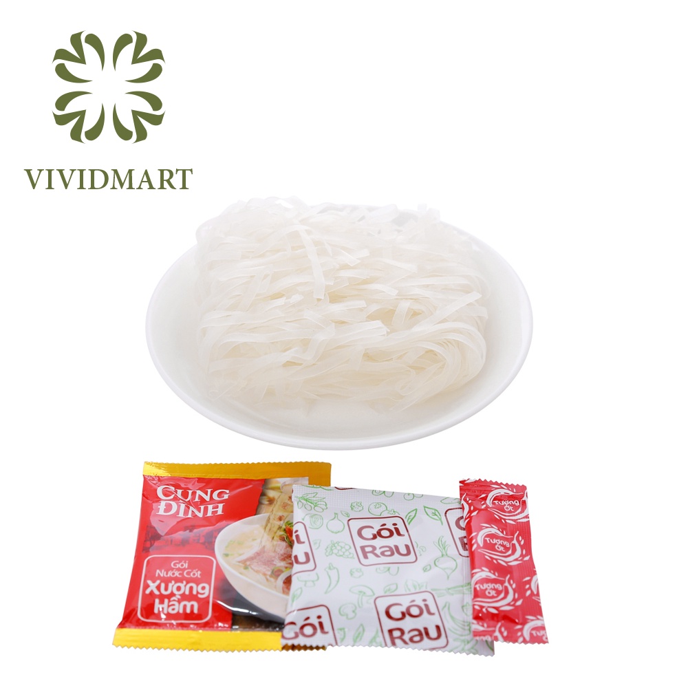 Phở tô Cung Đình Hà Nội 2 vị bò, gà – Hộp 80g - MICOEM