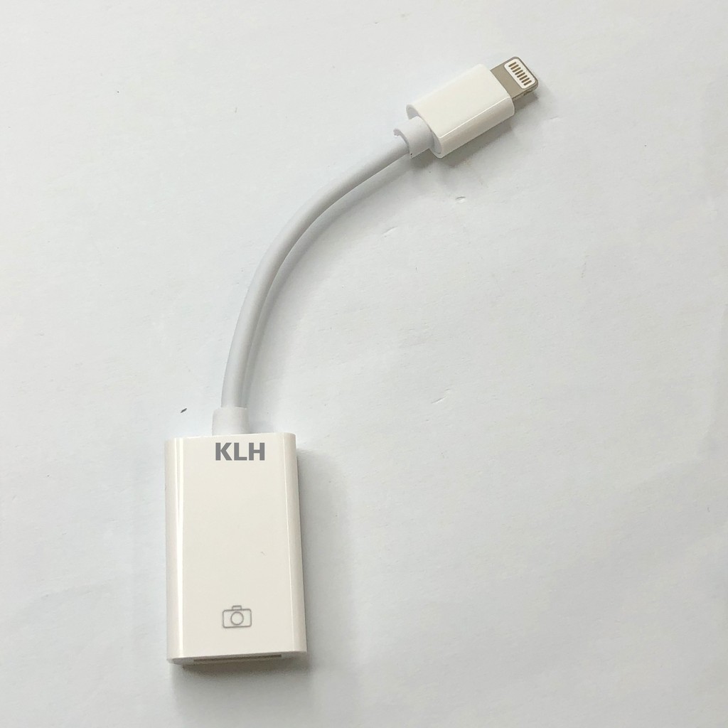 OTG Iphone - Cáp đọc thẻ nhớ USB bàn phím cho Iphone OT48, Ipad cắm là nhận, chân Lightning to USB - KLH Earldom