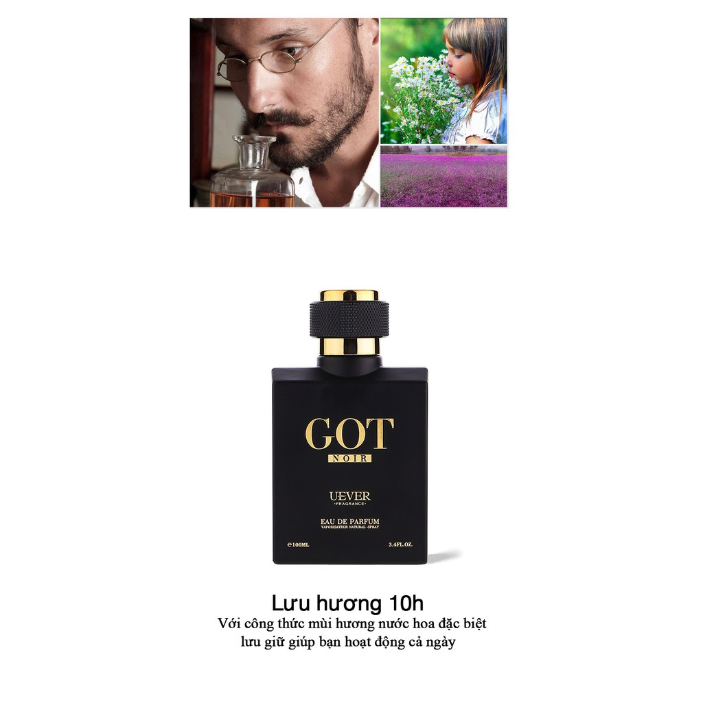 Nước hoa Nam Hương liệu pháp UEVER seri nước hoa GOT mùi hương biển kinh điển hương gỗ thơm 100ml duy trì 8 tiếng | BigBuy360 - bigbuy360.vn