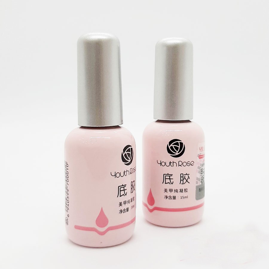 Base hoa hồng Youth Rose chính hãng, gel liên kết móng 15ml chuyên dụng cho dân làm móng