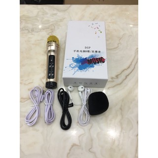 Mic C28 đẳng cấp live stream thu âm đa năng giả giọng đầy đủ phụ kiện tai phone - Chính hãng