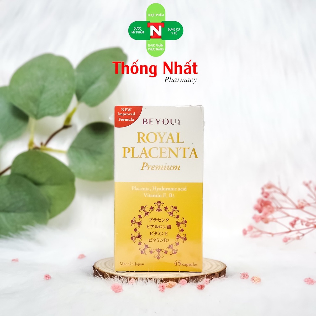 Viên uống giảm sạm nám, trắng da Waki Beyou Royal Placenta hộp 45 viên
