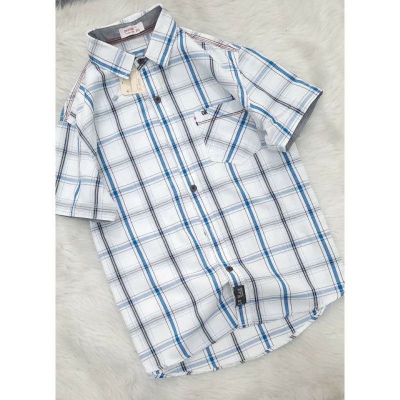 Áo sơ mi cồ khủng cho bé từ 35kg đến 45kg