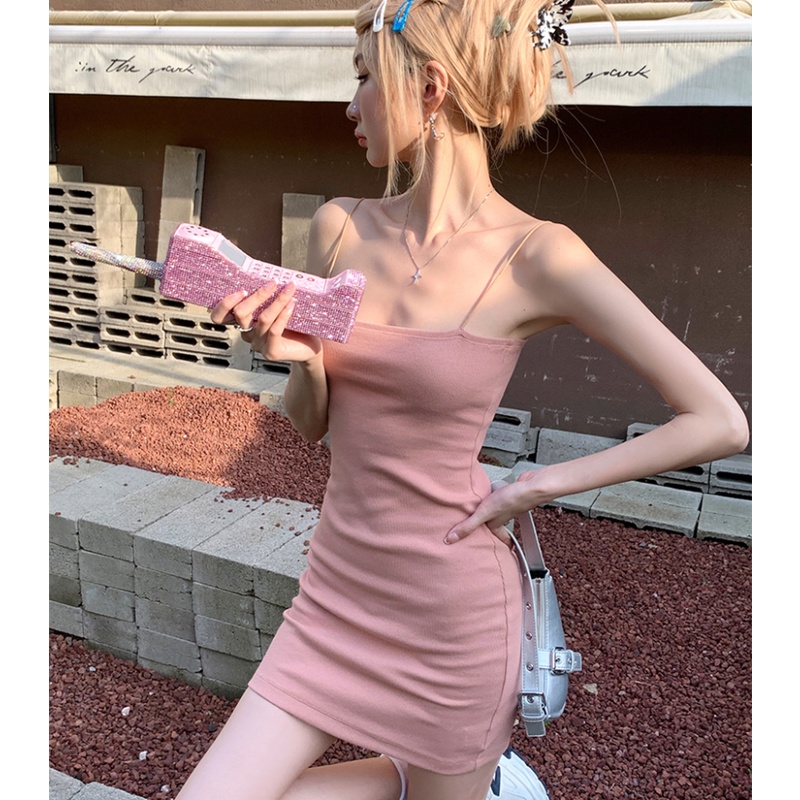 Đầm Ôm Body Hai Dây Quyến Rũ Dành Cho Nữ