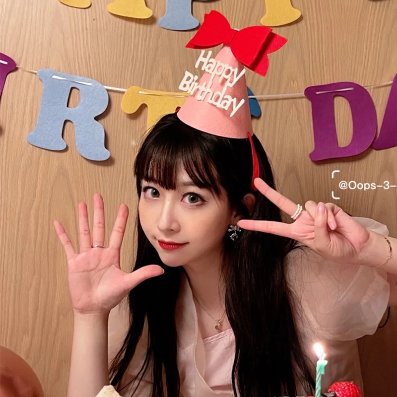 Mũ Sinh Nhật Thiết Kế Xinh Xắn Đáng Yêu