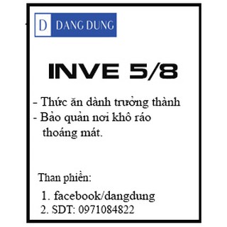 Cám inve 5/8-Cám Thái Inve 5/8- Thức ăn dạng hạt cao cấp cho cá cảnh