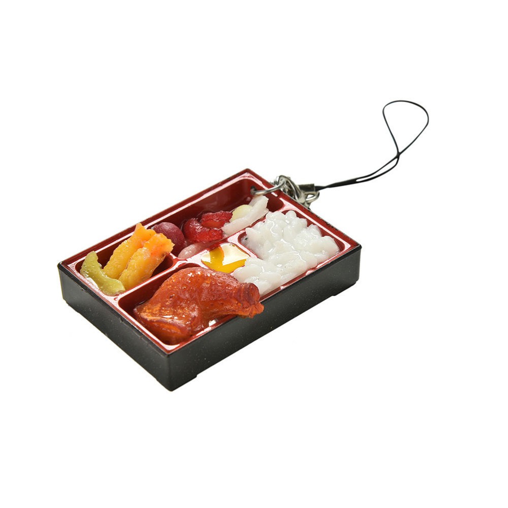 Móc Khóa Khay Thức Ăn - Bento - 1sp - mẫu ngẫu nhiên