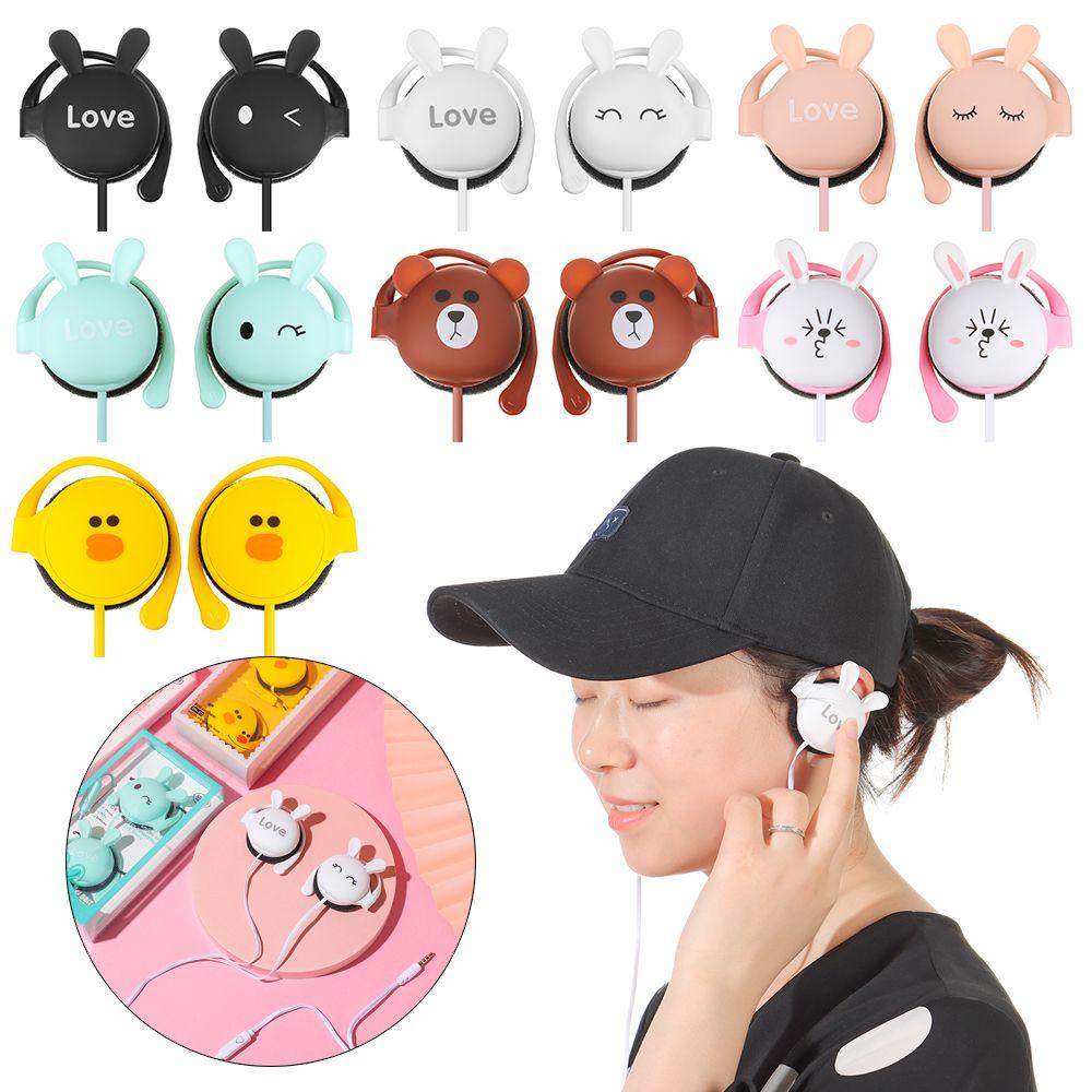 MYRONGVN Phụ Kiện Tai Nghe Có Dây Hình Thỏ Mới