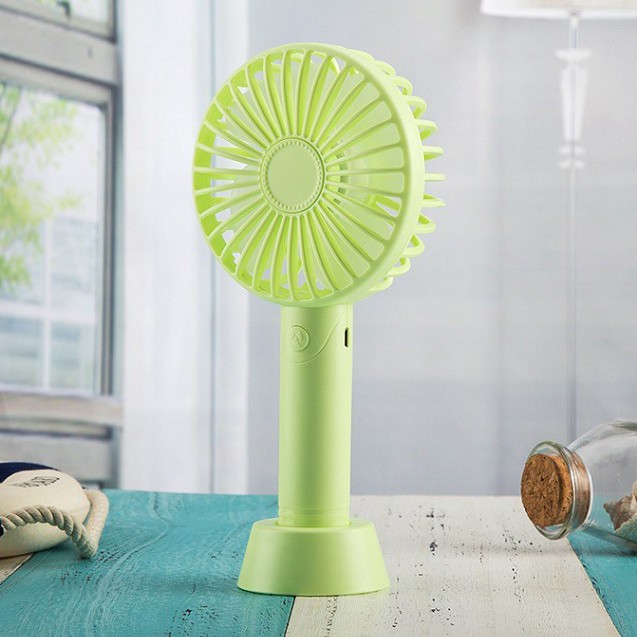 [3 TỐC ĐỘ] Quạt mini cầm tay tiện lợi 3 chế độ - Quạt mini cầm tay có chân đế để bàn 3 chế độ gió | BigBuy360 - bigbuy360.vn