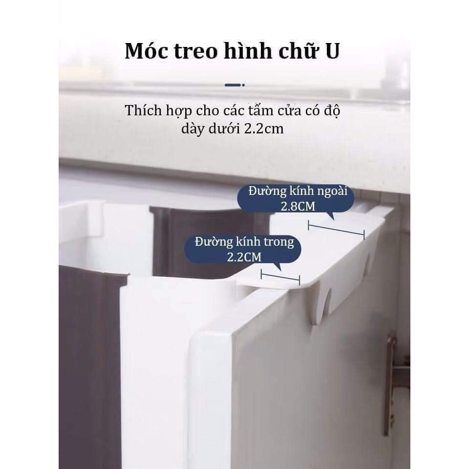 Thùng rác dạng treo tiện dụng cho nhà bếp, xe ô tô | Thùng rác gấp gọn tiện lợi