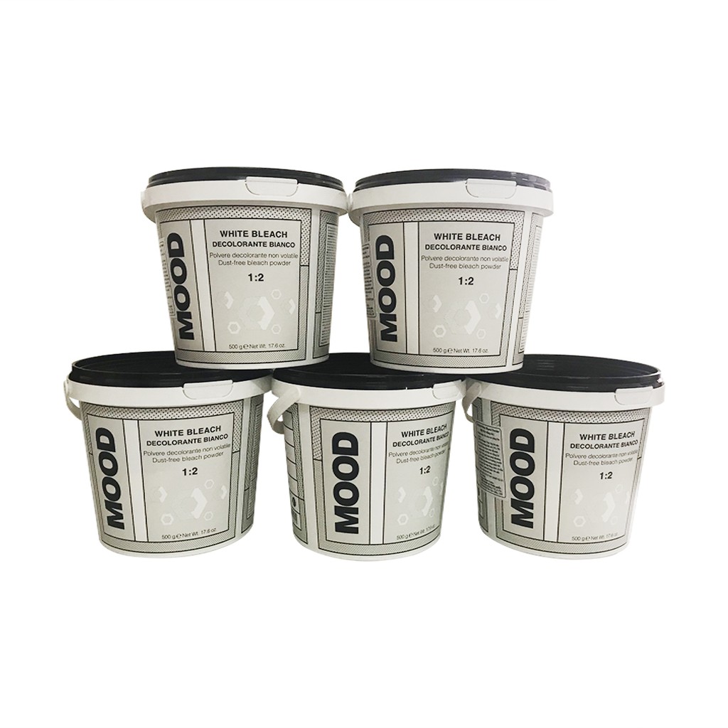Bột tẩy trắng tóc MOOD White Bleach Powder 480g - Nhập khẩu Ý HDS 05 năm | BigBuy360 - bigbuy360.vn