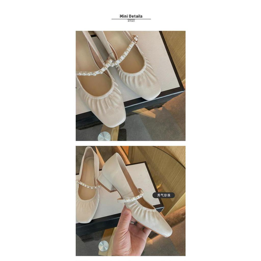Elegant Fashion Square Female Doll Shoes For Women