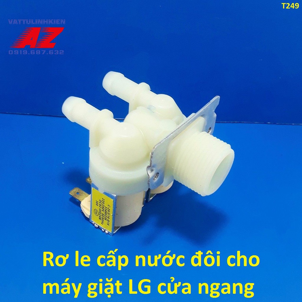 Van cấp nước đôi thay thế cho máy giặt LG cửa ngang hãng