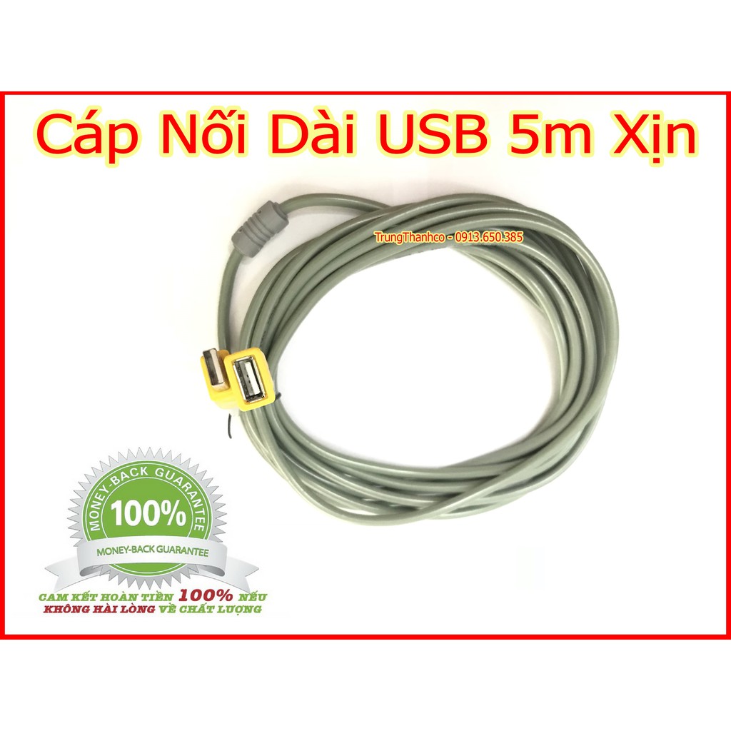 Cáp Nối Dài USB 5m Xịn