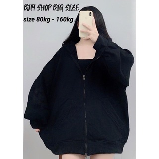 ÁO KHOÁC NỈ BIG SIZE 60KG ĐẾN 150KG - ÁO KHOÁC UNISEX FORM RỘNG BIG SIZE - ÁO KHOÁC CẶP BIG SIZE - BJTY SHOP BIGSIZE