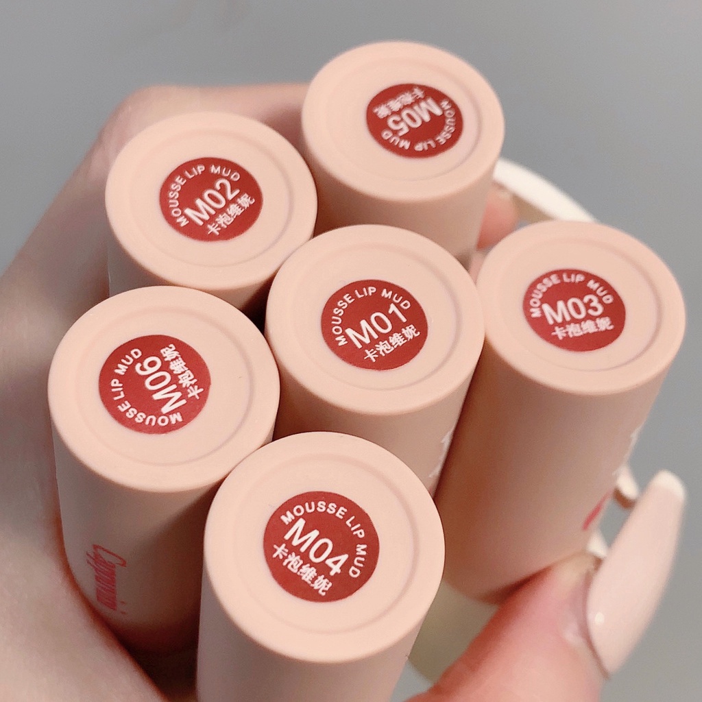 Son Cappuvini Lip mud mềm mịn môi có ảnh thật shop chụp