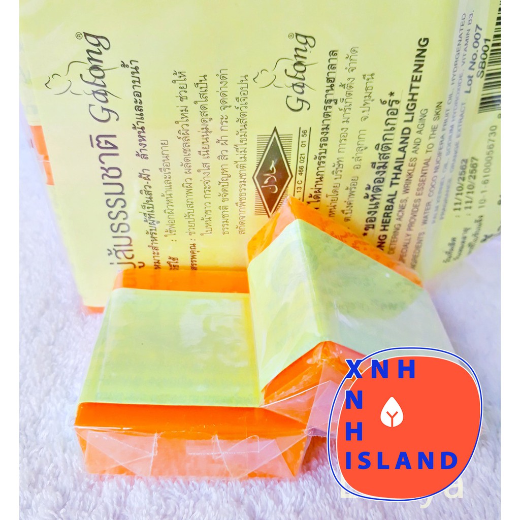 Xà Phòng Cam Nghệ Galong Orange Natural Thái Lan - 50gr