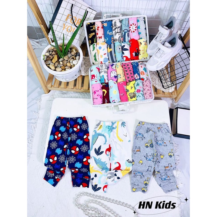 Quần chục dài borip carter xuất dư 1 bé trai bé gái 🍒 quần chục dài bozip cotton carter mềm mát cho bé